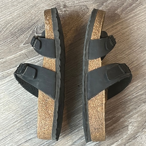 Birkenstock Mayari Slides Toe-Loop Sandals Black Birko-Flor Womens 6-6.5 EU 36 - Picture 2 of 7